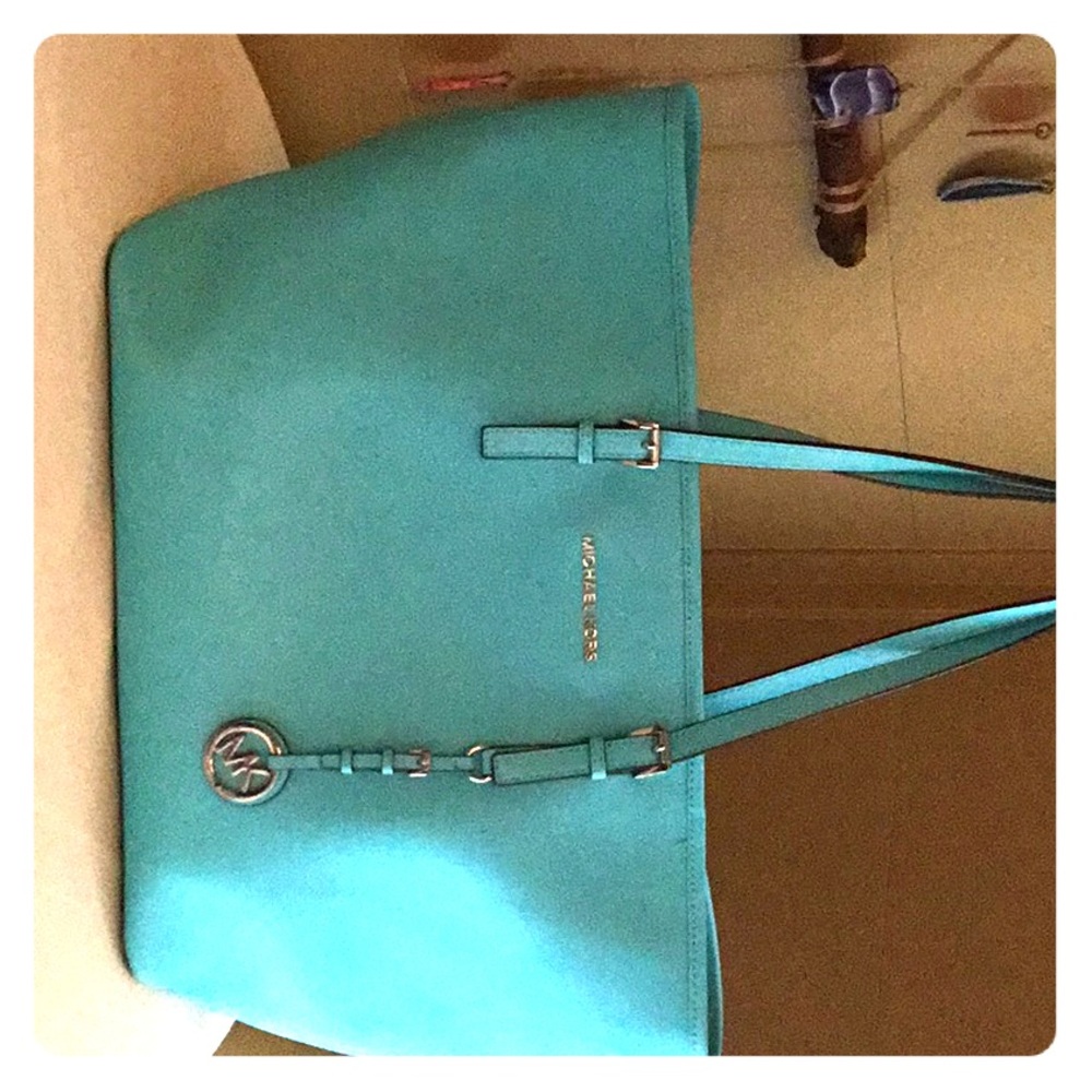 Large Teal colored tote